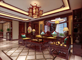 山西晋城现代中式装修效果图 新豪宅自有一番浓郁中国风