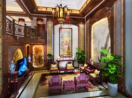紫云轩中式装修的作品，充满东方韵味的设计