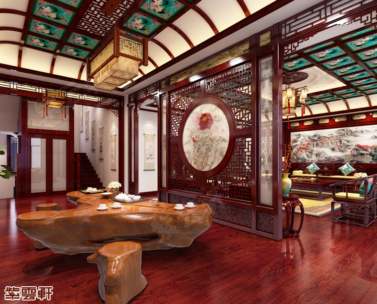 朴素的茶室空间，有格调又不显压抑，中式茶室值得拥有