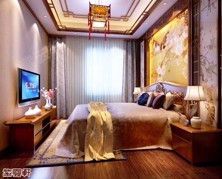 中式豪宅卧室风格