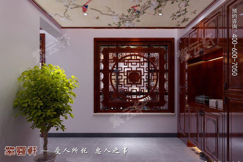 中式门厅设计效果图