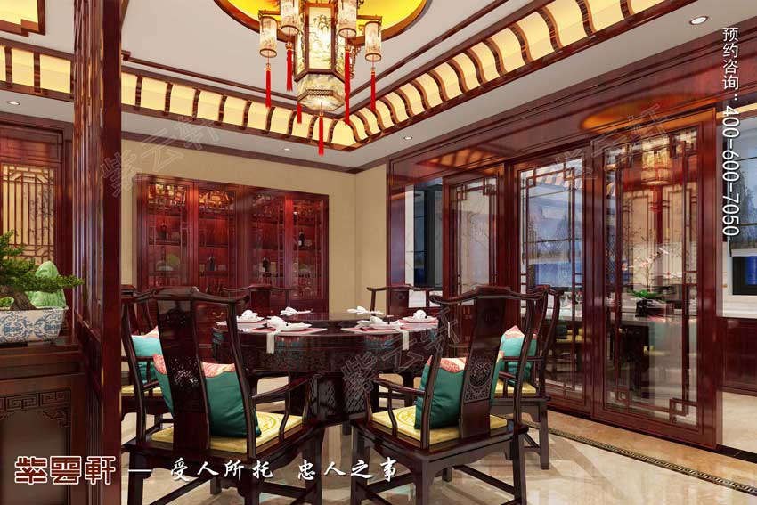 北京绚丽简练中式别墅装修是多少人的向往