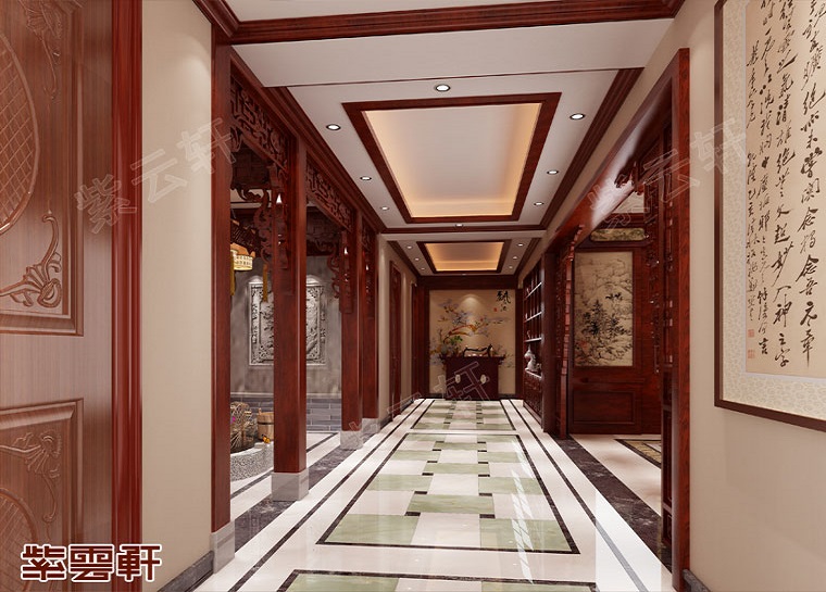 中式门厅设计装修图