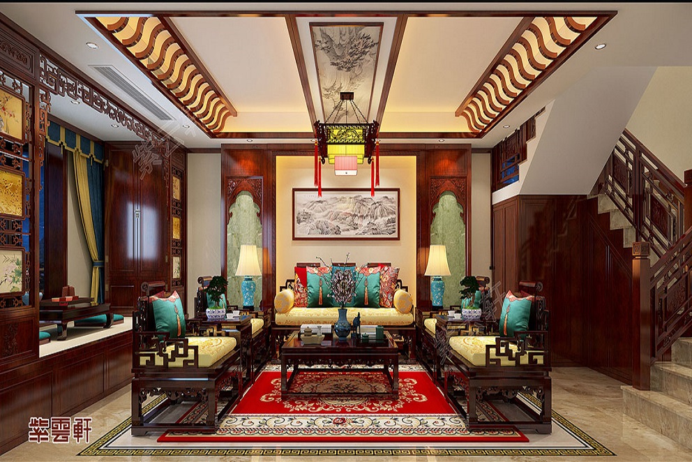 中式客厅装潢图