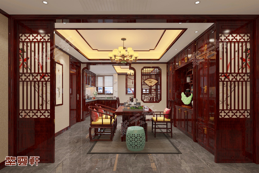 中式家庭茶室设计