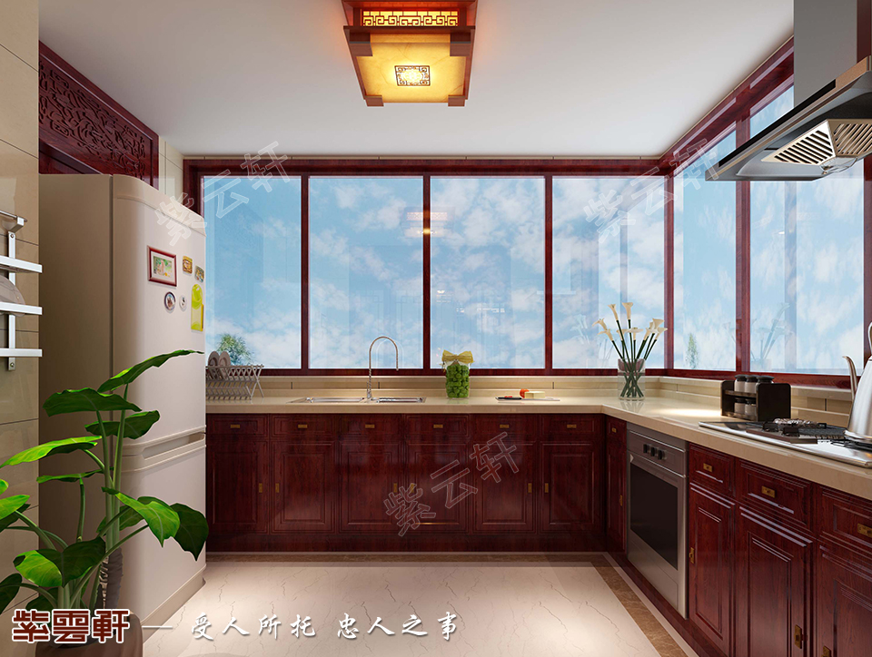中式家庭厨房装修设计