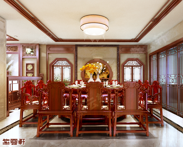 中式餐厅装修风格设计
