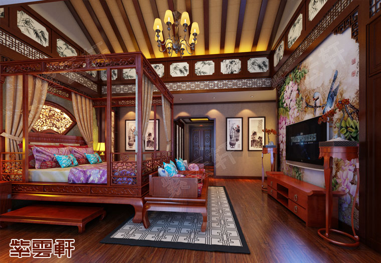 古典中式卧室装潢