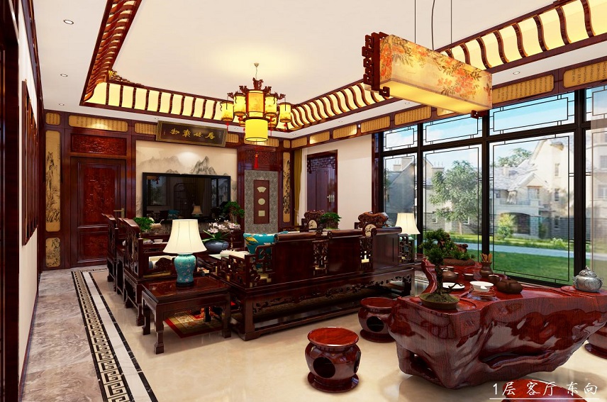 古典中式客厅装潢