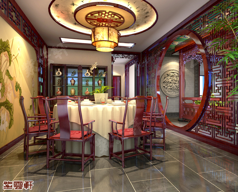 中式别墅餐厅