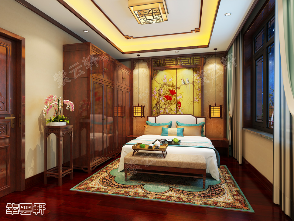 中式装修卧室设计