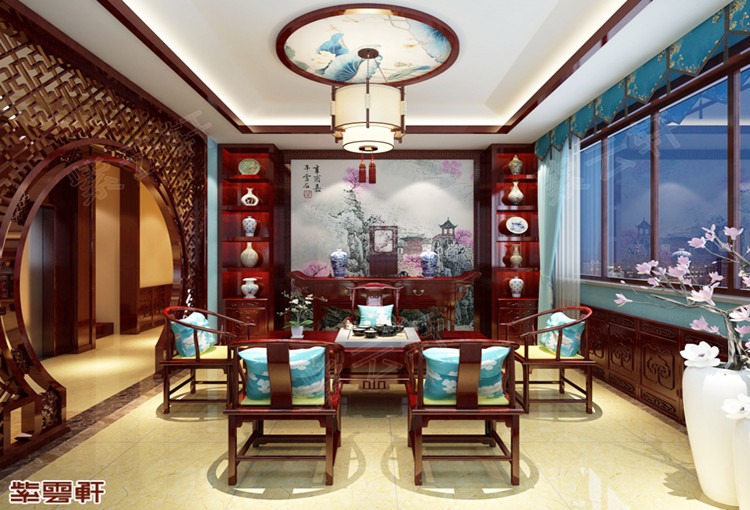 新中式装修设计,蕴含着丰富的文化，反映着时代的风尚