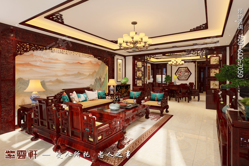 中式豪宅贴合现代简约设计享受温暖家居