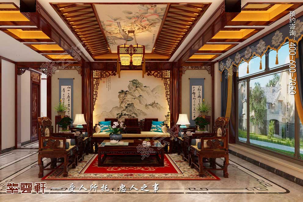 中式客厅装修图