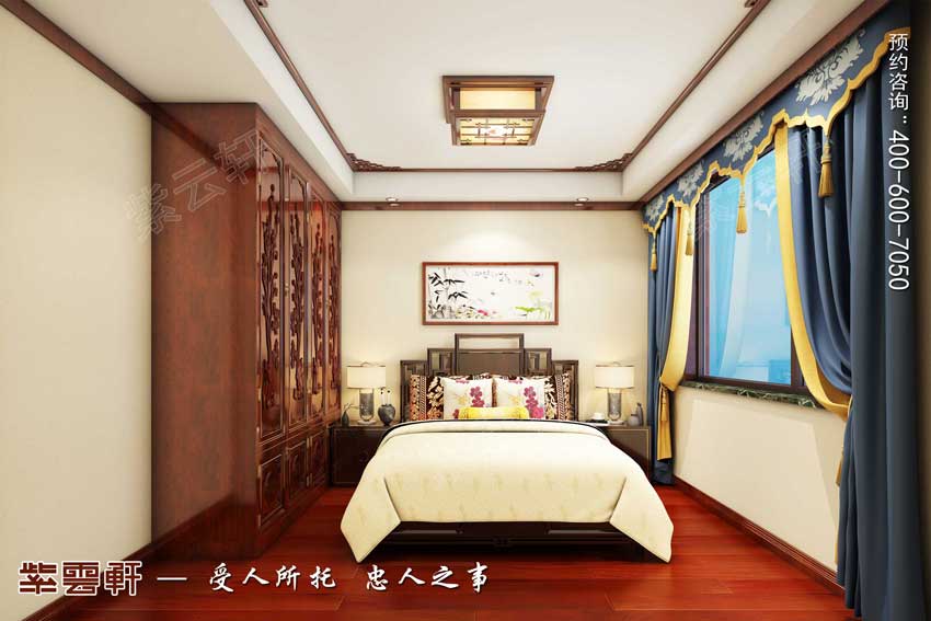 传统中式家装卧室图