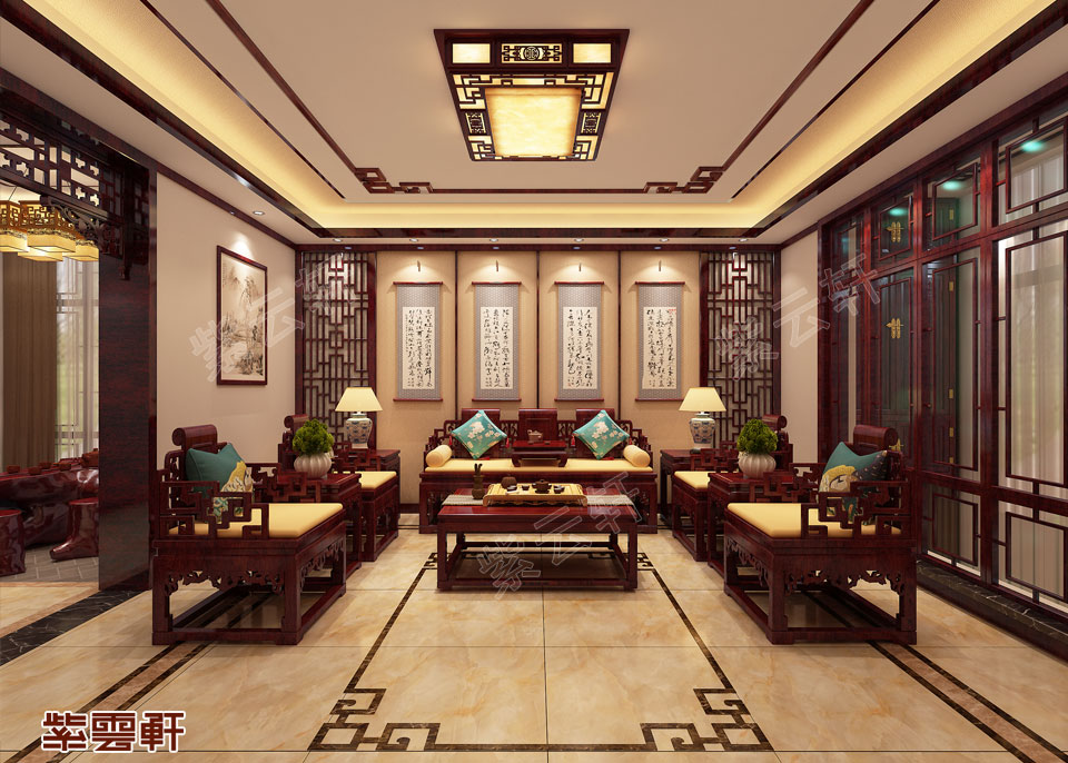 传统中式客厅装修图