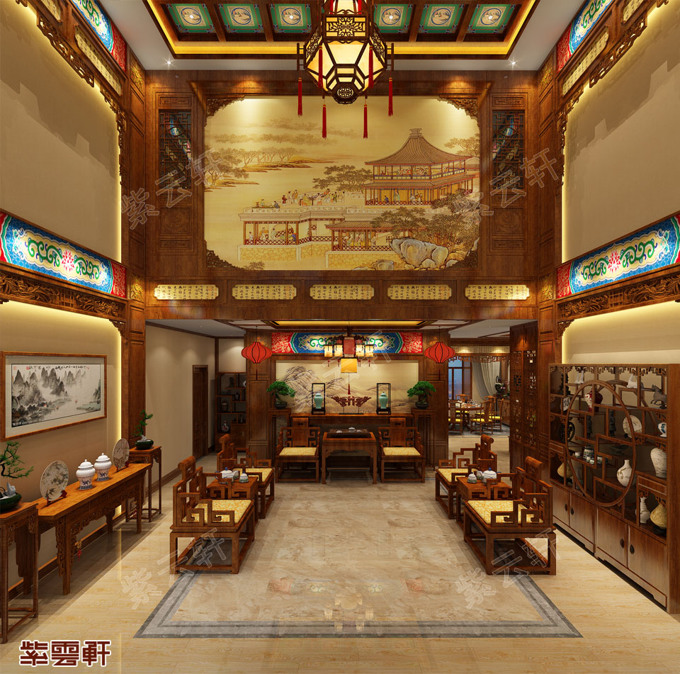 中式客厅装修风格图