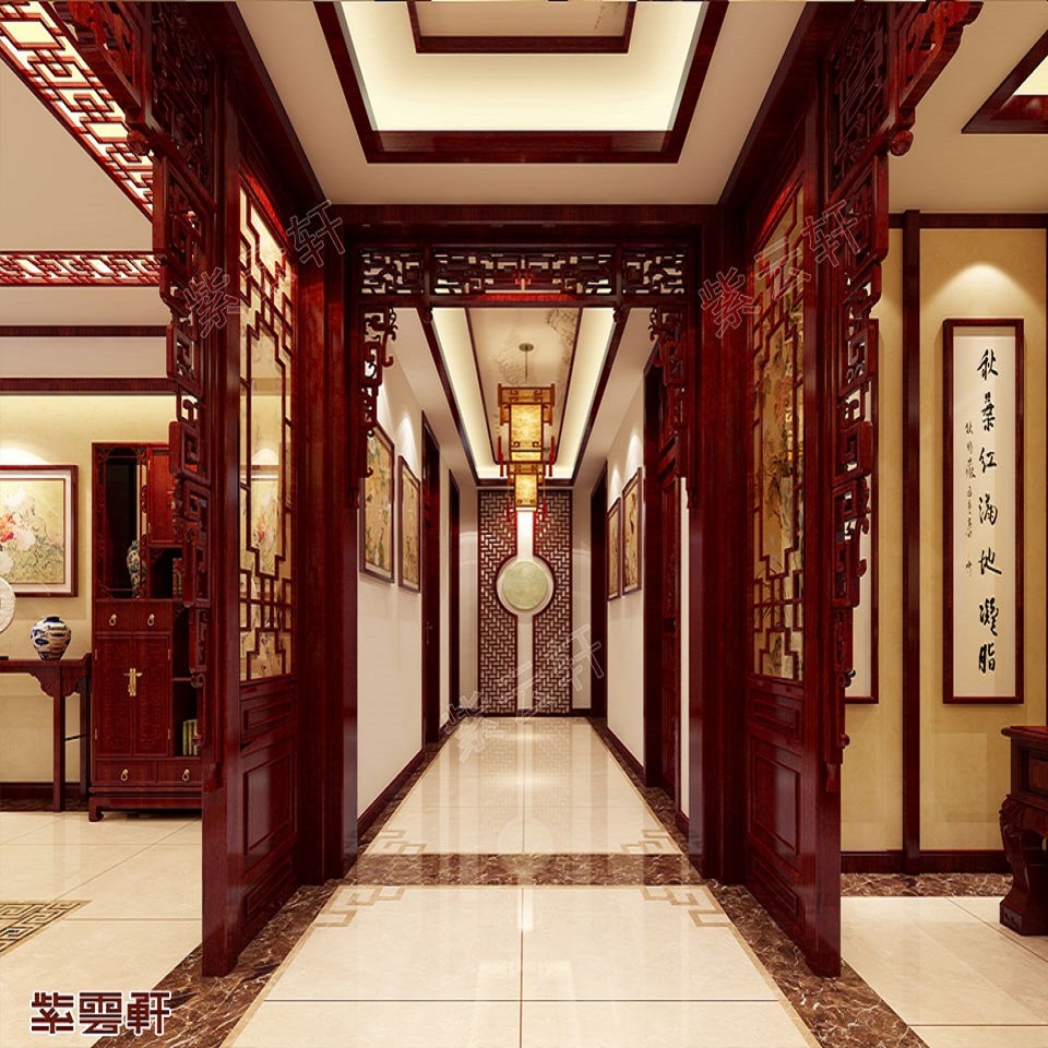 中式装修门厅