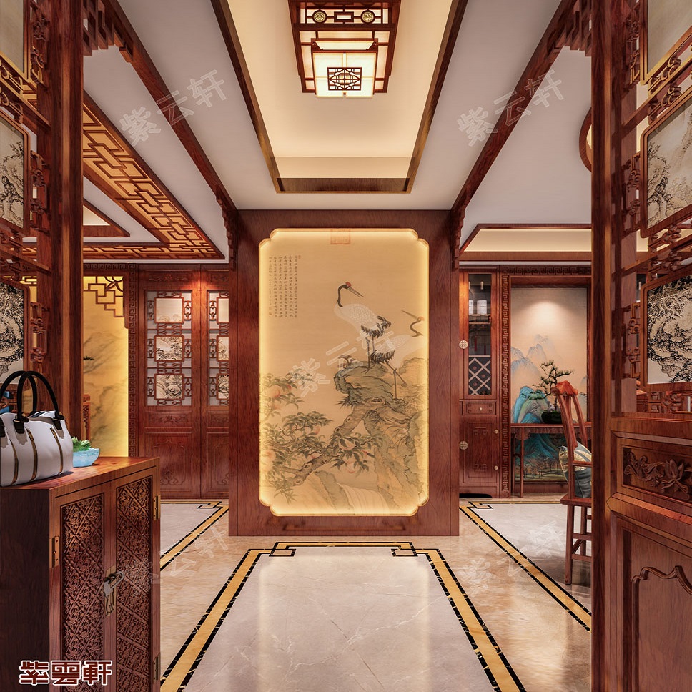 中式别墅门厅设计