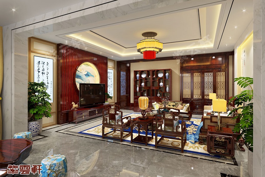 杭州住宅别墅中式设计感受灵气与通透
