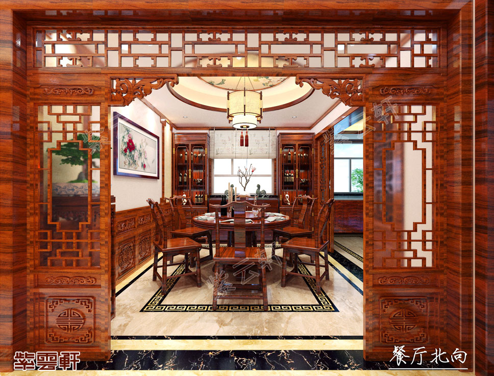 中式古典餐厅装修图