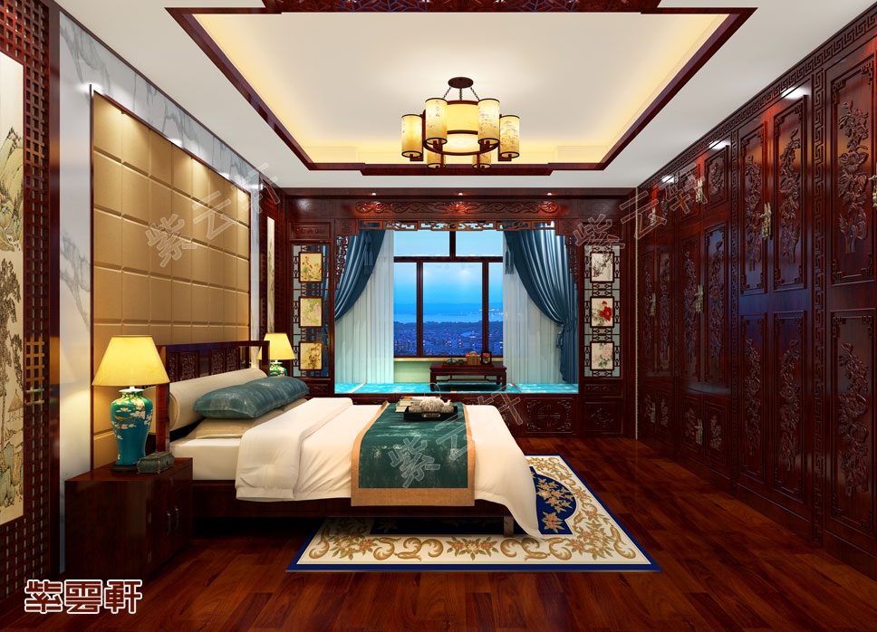 中式别墅卧室装修