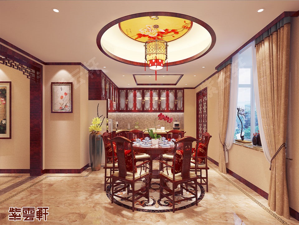 中式豪宅装修符合家居风格的文化韵味