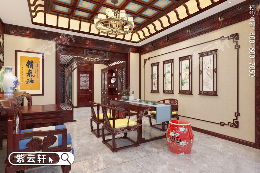 中式茶室装潢设计