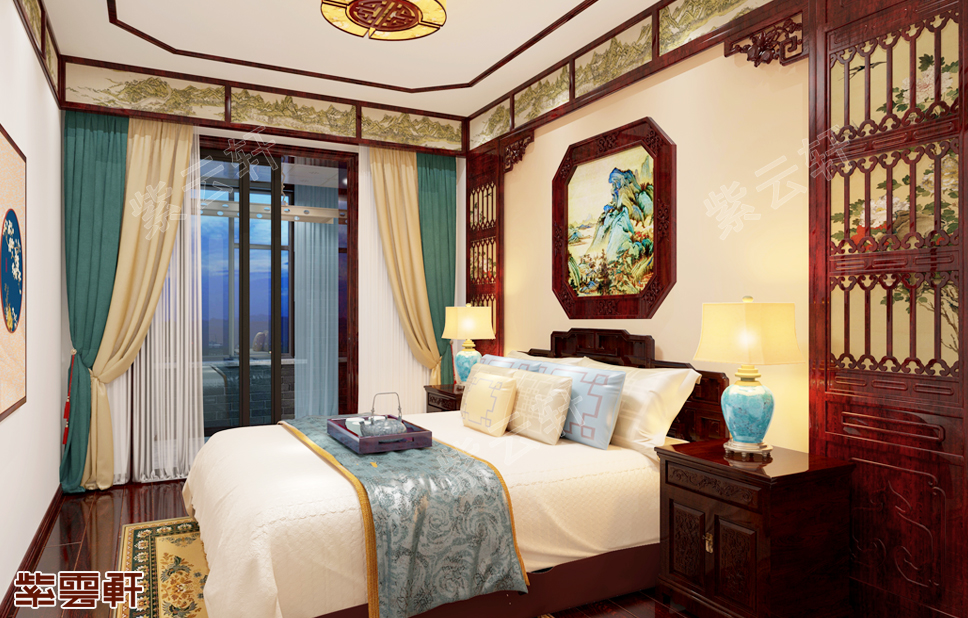 中式豪宅卧室设计