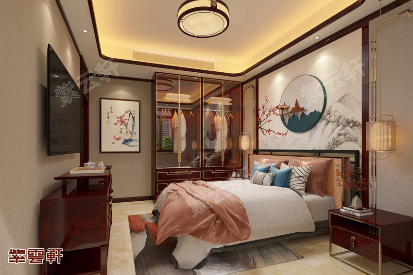现代中式卧室设计