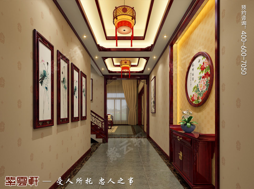中式<a href=http://www.bjzyxuan.com/bieshuzhuangxiu/ target=_blank class=infotextkey>别墅装修效果图</a>