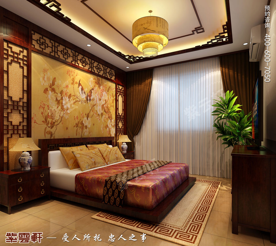 简约古典中式风格<a href=http://www.bjzyxuan.com/laorenfang/ target=_blank class=infotextkey>老人房装修效果图</a>