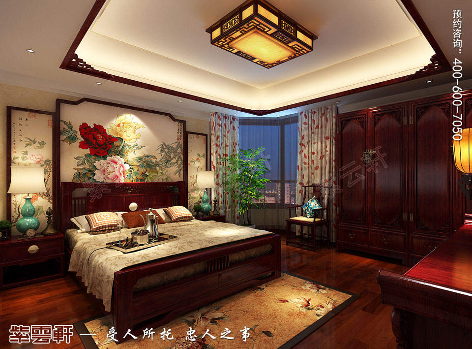 古典装修设计效果图之卧室