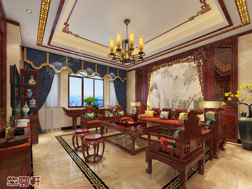 中式装修诠释优雅品味，古典中式豪宅