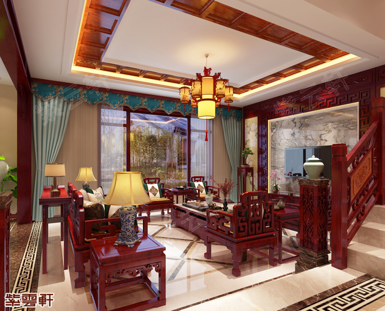 中式豪宅客厅