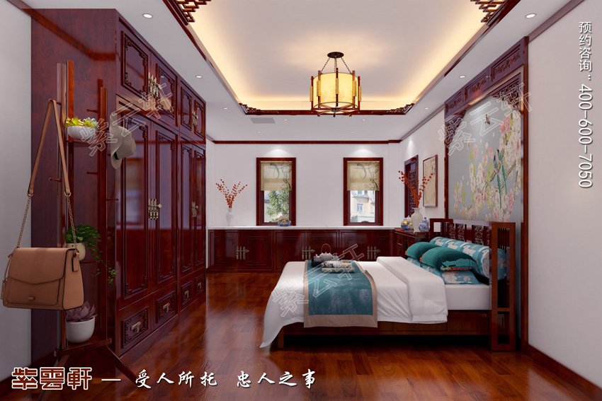 中式卧室装潢设计图
