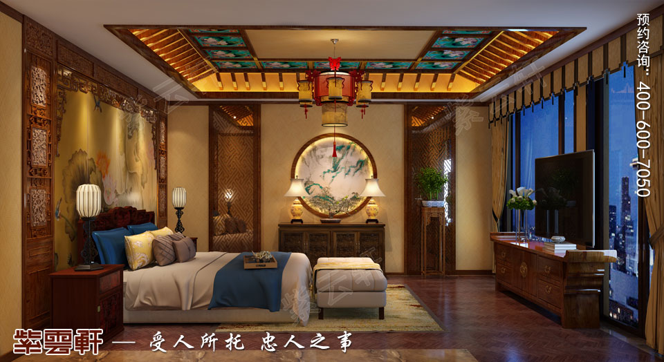 会所卧室古典中式风格装修