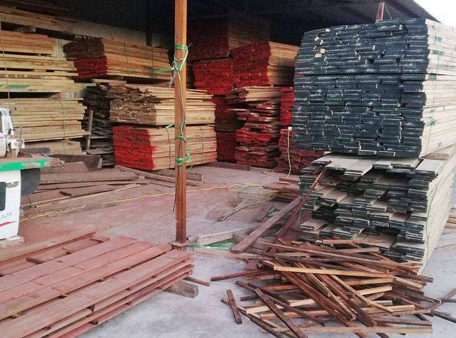 库房-烘干木材存放区