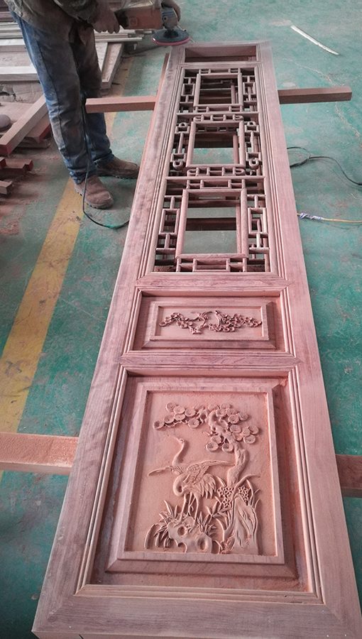 雕花格栅门-传统的中国风必备